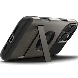 Протиударний чохол Spigen Slim Armor MagSafe Gunmetal для iPhone 16 Pro Max (ACS08033) - мініатюра 3