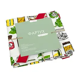 Фартух з регульованою зав'язкою Home Line Спеції 78х65 см червоний (162154) - мініатюра 2