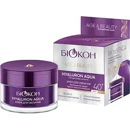 Крем для обличчя БІОКОН Age&Beauty Hyaluron Aqua 50мл
