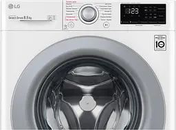 Пральна машина LG з фронтальним завантаженням F2V3GS4W, 8,5кг, 1200, A+++-30%, Пар, глибина 47см, Дисплей, Інвертор, Білий (F2V3GS4W) - мініатюра 9