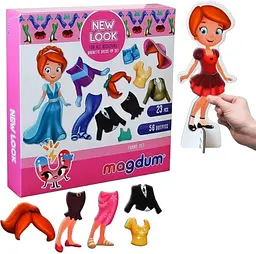 Набір магнітів Magdum "Лялька з одягом New look" ML4031-14 EN