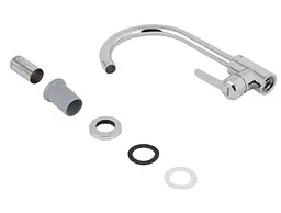 Змішувач для кухні Brinex Pure 015F U-образний Chrome BRIPUR015FCRM - мініатюра 4