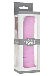 Вібратор Get Real Mini Classic G-spot Vibrator Реалістичний з венами, 17 см рожевий - мініатюра 3