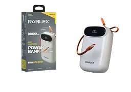 Power Bank Rablex RB10FP 10000mAh Fast charging 88W/ PD35W
