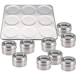Набір ємностей для спецій Masterpro Foodies collection 10 предметів (BGMP-6101-6) - мініатюра 2