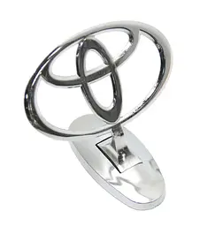 Емблема приціл на капот Toyota Хром сплав на скотчі (Завод) - мініатюра 2