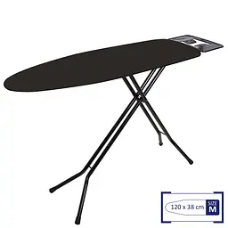Дошка для прасування Casa Si Superstandard Basic 120x38 см сталь Чорний