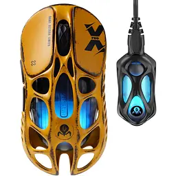 Комп'ютерна миша GravaStar Mercury X Pro 8K BT/WL/USB-A RGB Battle-Worn Yellow teh0024932