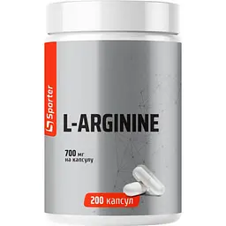 Аргинин L-Arginine 700 mg 200 капсул Sporter vit0006562