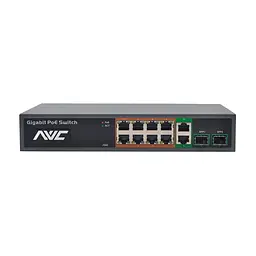 PoE-комутатор 10-портовий NVC-1008GSR (73-00102) - мініатюра 2