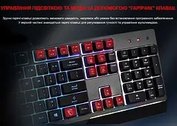 Клавіатура ігрова MSI Vigor GK-30 UA USB Black - мініатюра 8