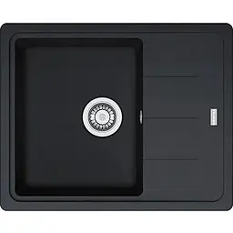 Кухонна мийка Franke Basis, фраграніт, прямокутник, з крилом, 620х500х200мм, чаша - 1, накладна, BFG 611-62, воникс
