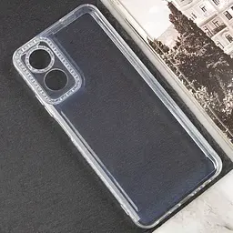 Чохол TPU Starfall Clear для Oppo A17 Прозорий - мініатюра 4