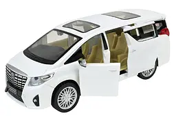 Іграшковий мікроавтобус металевий Toyota Alphard 1:29 Автопром світлозвукові ефекти 68481, 2 кольори, в коробці 20x11x10 см - мініатюра 4