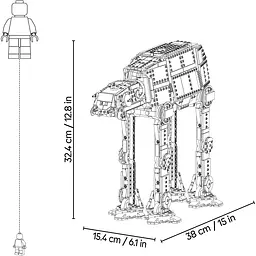 Конструктор LEGO Star Wars Осколок Імперії AT-AT™ з INT-4 1453 ел. (75454) - мініатюра 14