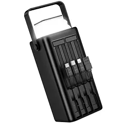 Портативний ЗП Power Bank Borofone BJ65B High 22.5W+PD20W with cable 80000 mAh Black - мініатюра 4