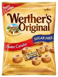 Цукерки Werther's Original без цукру 81g