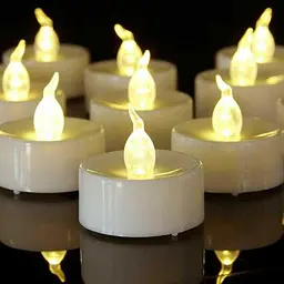 LED-свічки Чайні 38х38 мм Набір 24 шт. світлодіодні - мініатюра 2
