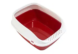 Туалет для котів з рамкою MPS BETA PLUS MINI RED 43 x 31 x 16 см