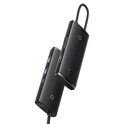 Док-станція мульти - хаб-адаптер Baseus Lite Series 6-Port Usb-C WKQX050101 - мініатюра 2
