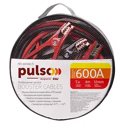 Пускові дроти прикурювання Pulso 600А до -45 +80°C 4 Метра в сумці (ПП-60140-П) - мініатюра 4