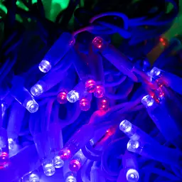 Світлодіодна новорічна гірлянда Line M-1, 11 м, 90 LED, різнокольорове світіння, 220V, для ялинки та вікна - мініатюра 6