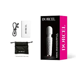 Мінівібромасажер Dorcel Wand Mini Wanderful White - мініатюра 5