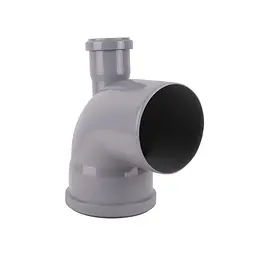 Коліно каналізаційне з відведенням TA Sewage 50х110х110, 90° (назад) TR110012 - мініатюра 1