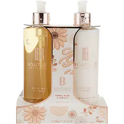 Набір для тіла Amber, Musk & Vanilla Duo Boutique 500 мл / 500 мл