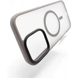 Чохол-накладка BeCover Metal Buttons Case (MagSafe) для Apple iPhone 16 Plus Gray (712095) - мініатюра 3