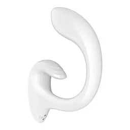 Вагінально-кліторальний вібратор Satisfyer G for Goddess 1 White, 2 мотори - мініатюра 3