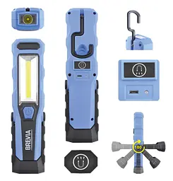 Ліхтар перенесення для СТО LED 8SMD 1W LED 300lm 2000mAh магніт (11320) - мініатюра 3