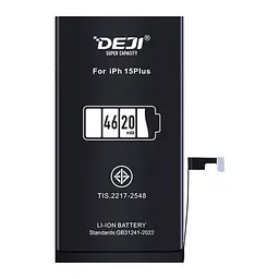 Посилена батарея (4620 mAh) для Apple iPhone 15 Plus A3093 (DEJI)