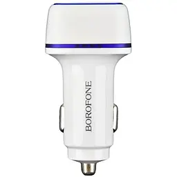Автомобільний зарядний пристрій Borofone BZ14A PD20W + QC3.0 3A Білий - мініатюра 2