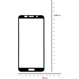 Захисне скло BeCover для Huawei Y5 2018 Black (702754) - мініатюра 3