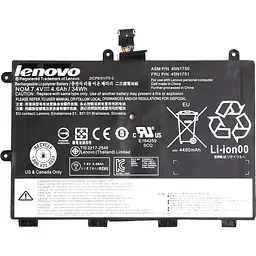 Акумулятор для ноутбуків LENOVO ThinkPad Yoga 11e (45N1748) 7.4V 4600mAh
