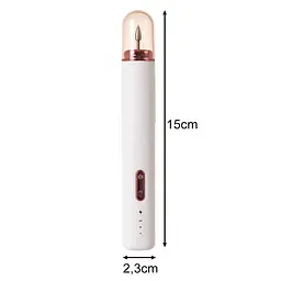 Акумуляторний фрезер для манікюру та педикюру Beautylushh 25805, 15000 об/хв, набір із 7 фрез, білий - мініатюра 6