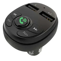 Автомобільний FM модулятор (трансмітер) Borofone Music Joy 2xUSB Bluetooth (BC26B) - мініатюра 2