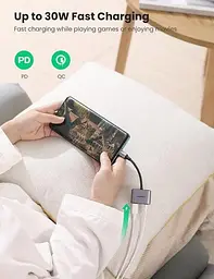 Перетворювач адаптер Ugreen CM231 Usb-C to 3.5 mm Audio Adapter with PD (UGR-60164) - мініатюра 4