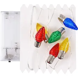 Гірлянда світлодіодна Yes! Fun Шишки 10 LED на мідному дроті та батарейках тепло-біла 1.65 м (801209) - мініатюра 2