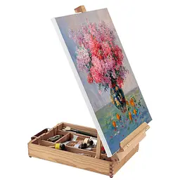 Мольберт-планшет бук 27×38×44,5 (75,5) см висота полотна до 63см SINOART (6924309000346) - мініатюра 3