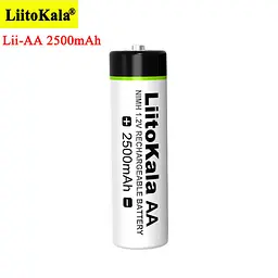 Акумулятор AA LiitoKala 2500mAh 1.2V Ni-MH (AA2500) - мініатюра 2