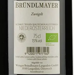 Вино Brundlmayer Zweigelt, червоне, сухе, 0,75 л - мініатюра 3