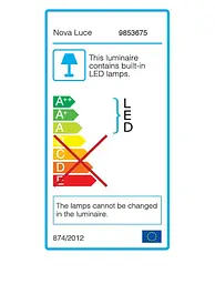 Світильник Nova Luce Pertino 9853675 - мініатюра 8