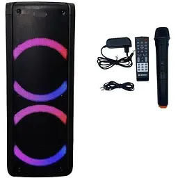 Акумуляторна акустична система XPRO QS 8601 колонка валіза 150Вт USB SD FM радіо Bluetooth мікрофон ДК (QS 8601) - мініатюра 5