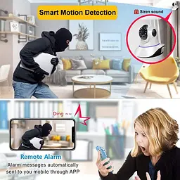 Відеоняня UKC-1354, WiFi Smart Camera 2MP, бездротова IP камера з мікрофоном, підключення до телефону - мініатюра 5