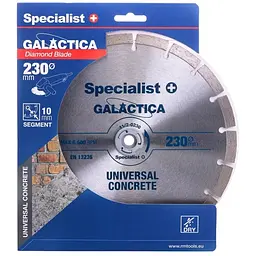 Диск алмазний Specialist+ Galactica 230x10x22.2 мм (11/2-0230)