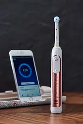 Електрична зубна щітка Oral-B Special Edition Genius X Rose Gold, рожевий - мініатюра 8