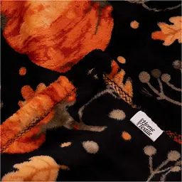 Плед Ardesto Autumn Flannel 160х200 см гарбузи чорний (ART0147PB) - мініатюра 4