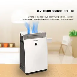 Очищувач повітря з функцією зволоження Sharp KI-G75EUW - мініатюра 14